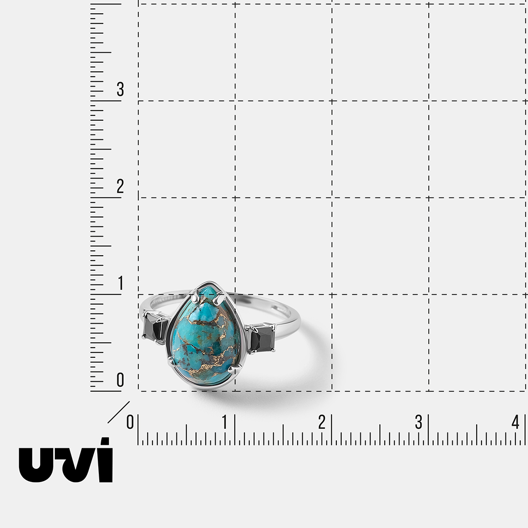 Серебряное кольцо с бирюзой