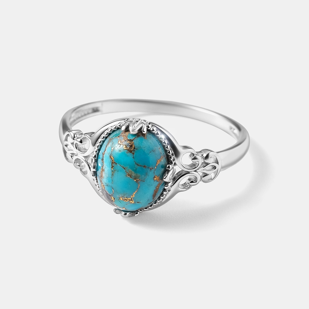 Серебряное кольцо с бирюзой