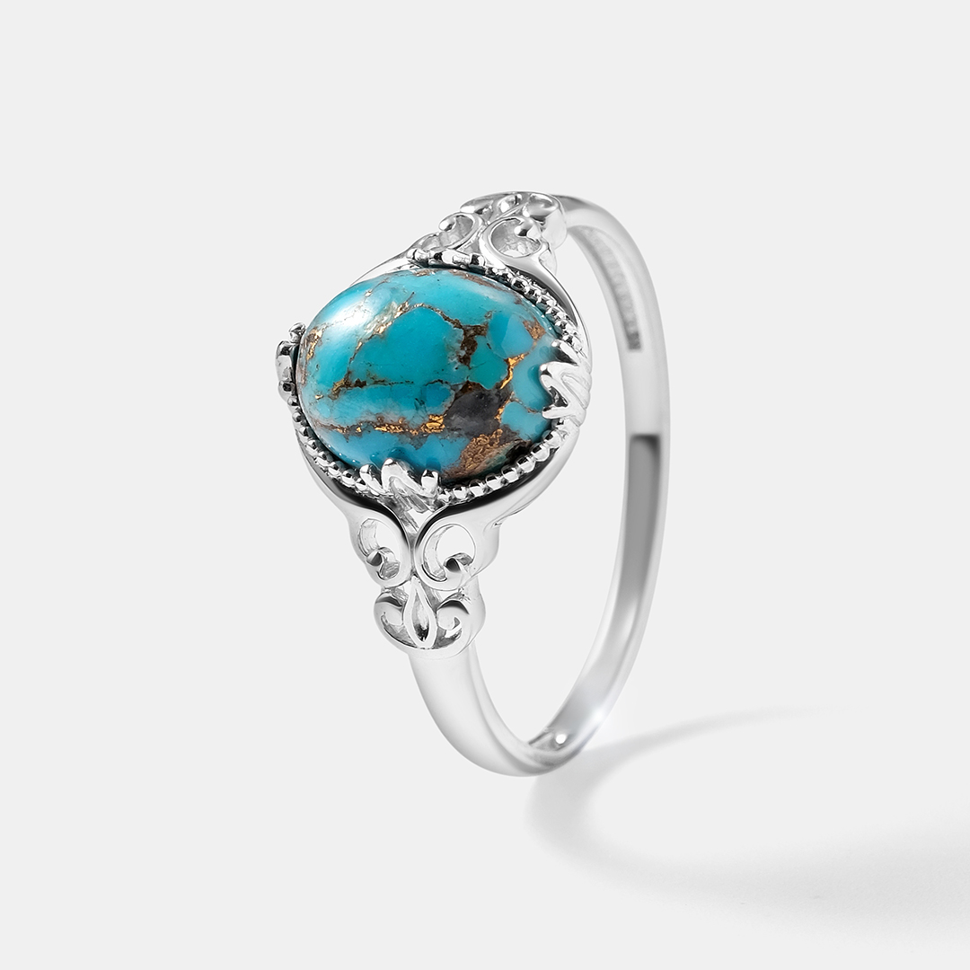Серебряное кольцо с бирюзой