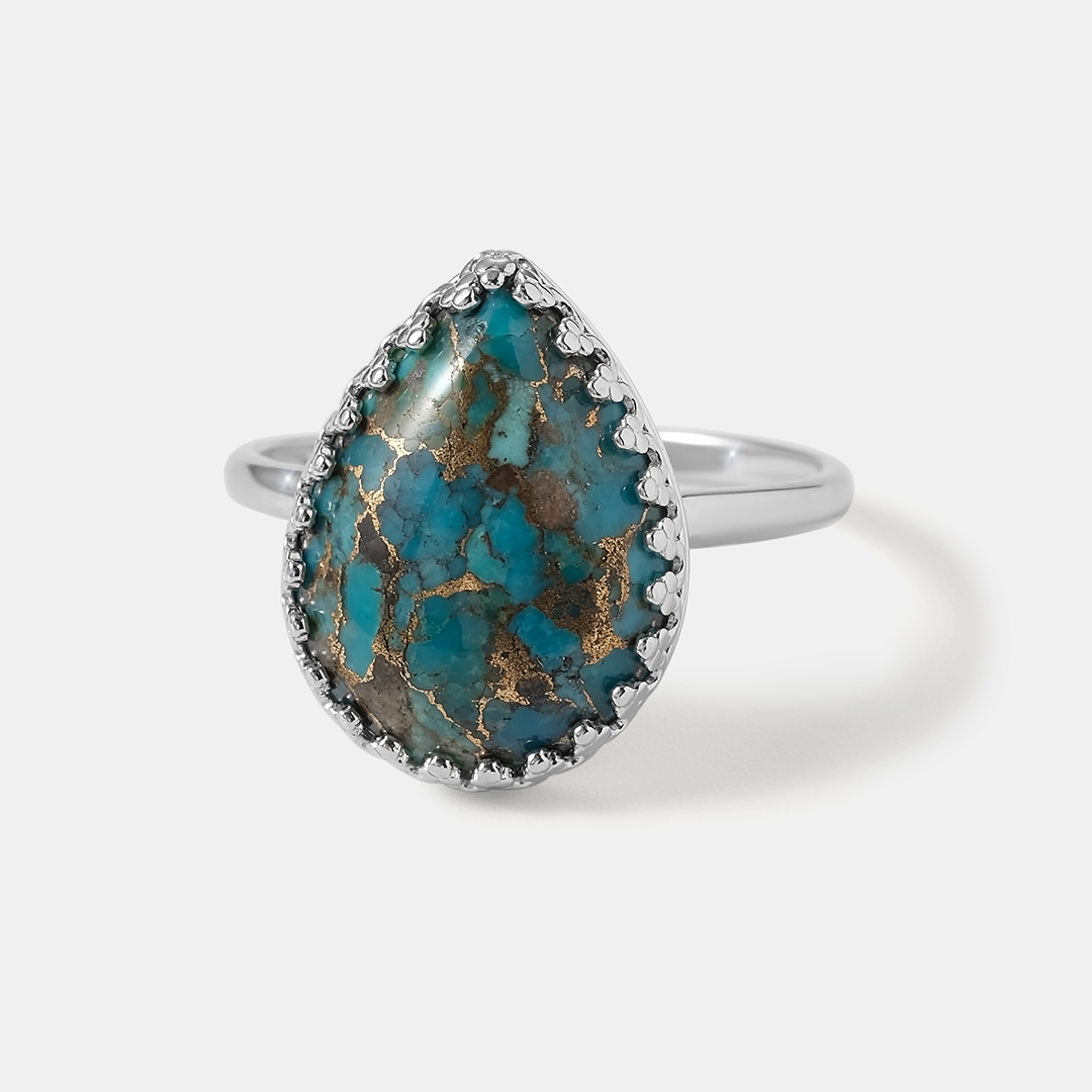 Серебряное кольцо с бирюзой