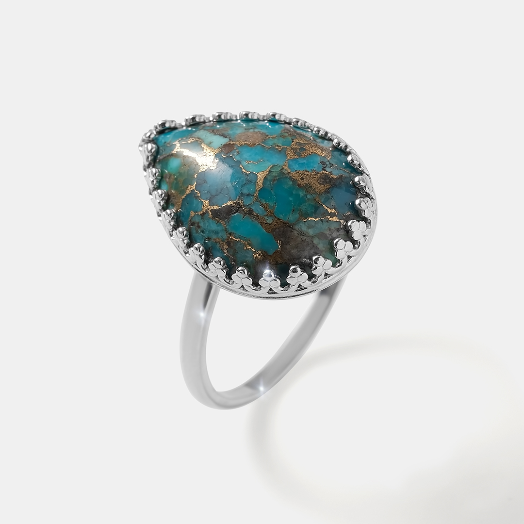 Серебряное кольцо с бирюзой