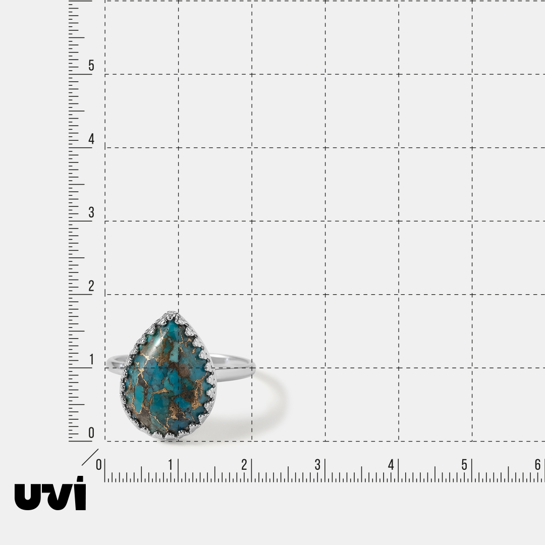 Серебряное кольцо с бирюзой