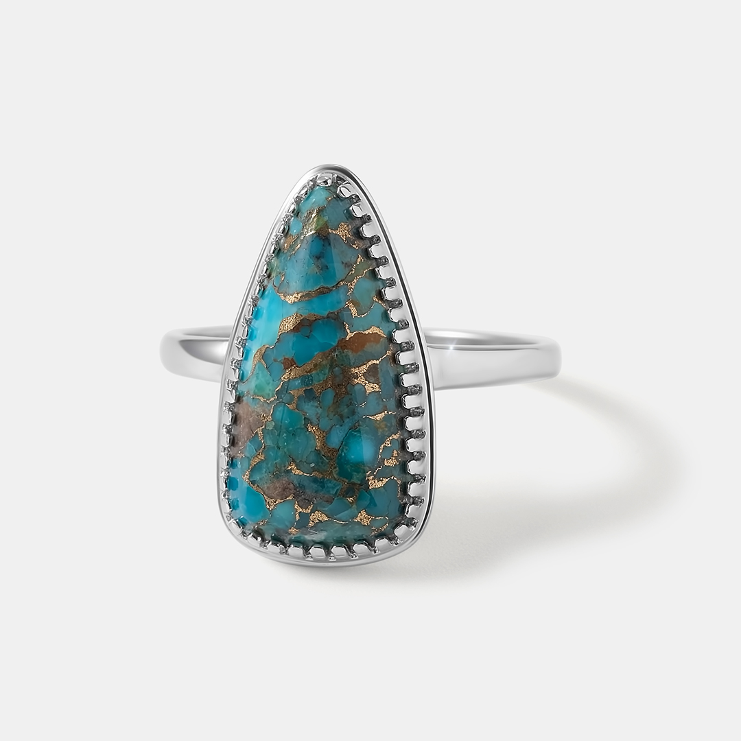 Серебряное кольцо с бирюзой