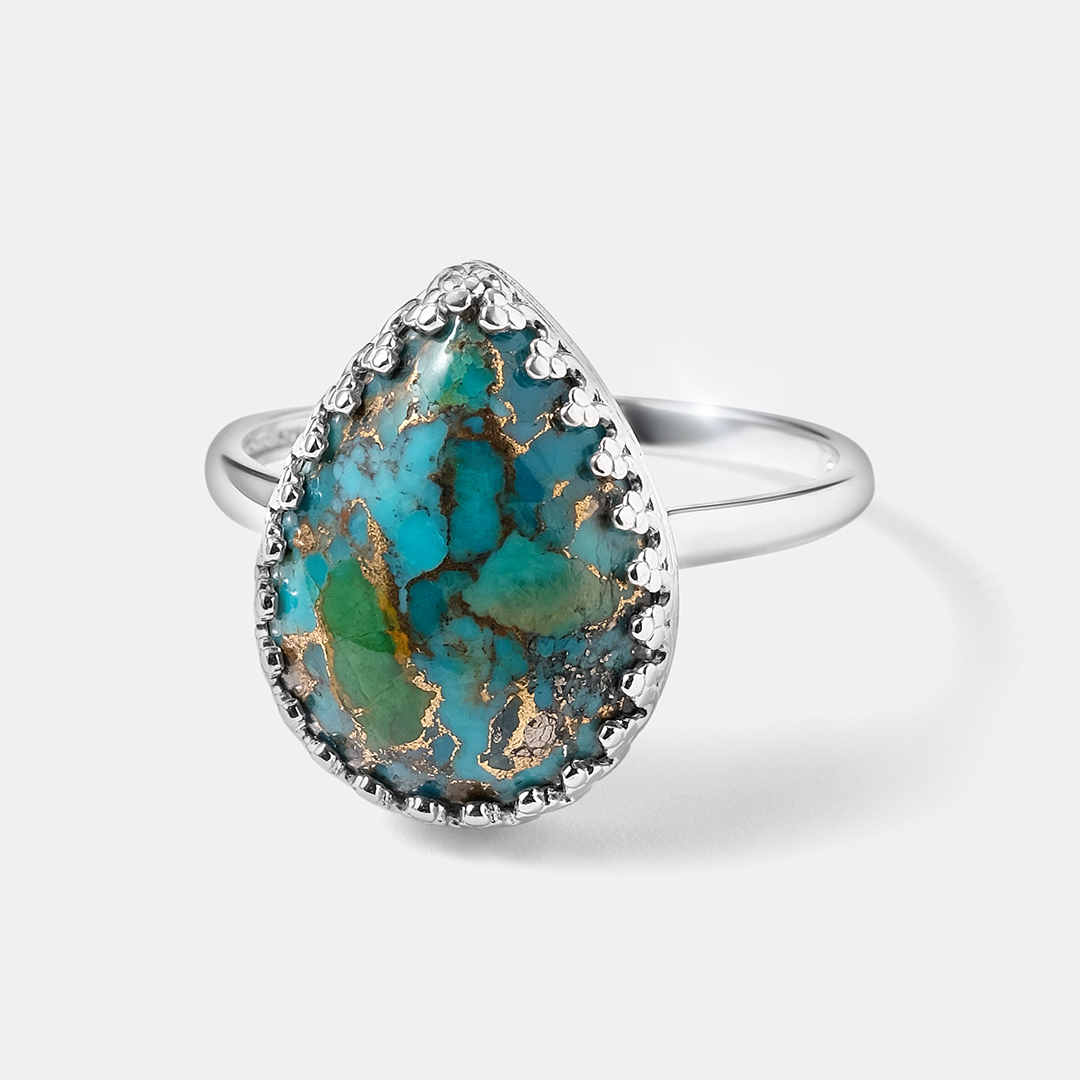 Серебряное кольцо с бирюзой