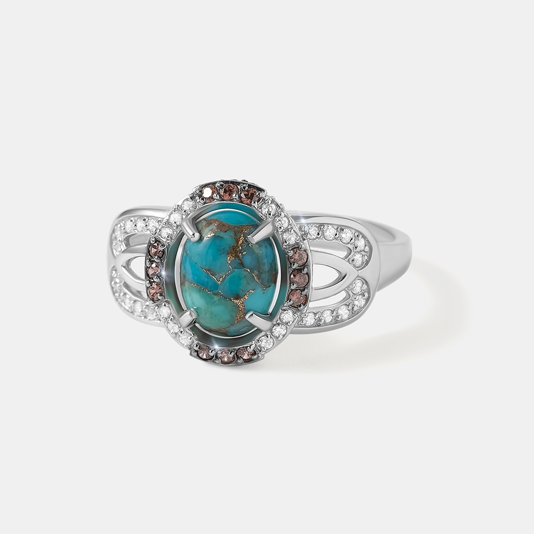 Серебряное кольцо с бирюзой