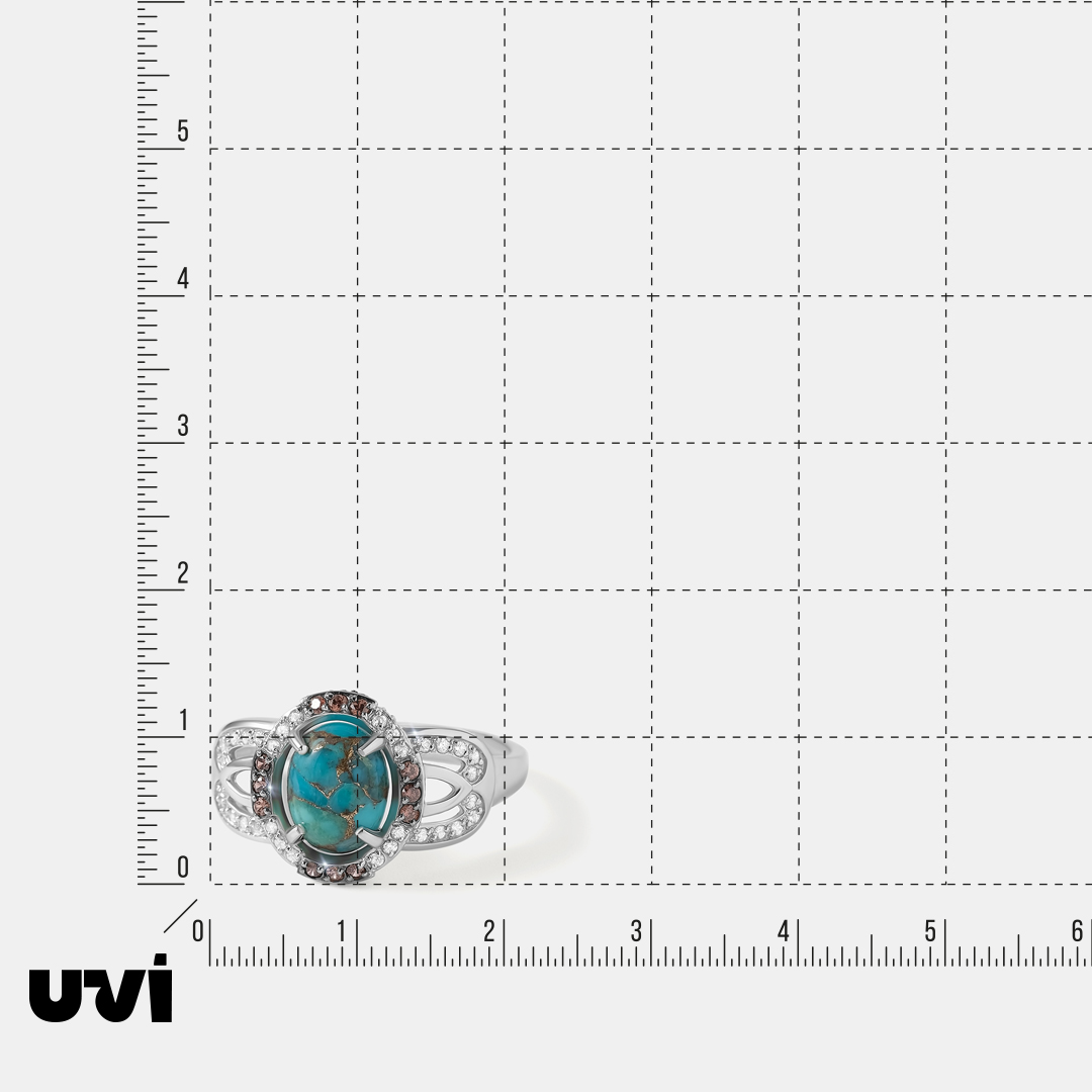 Серебряное кольцо с бирюзой