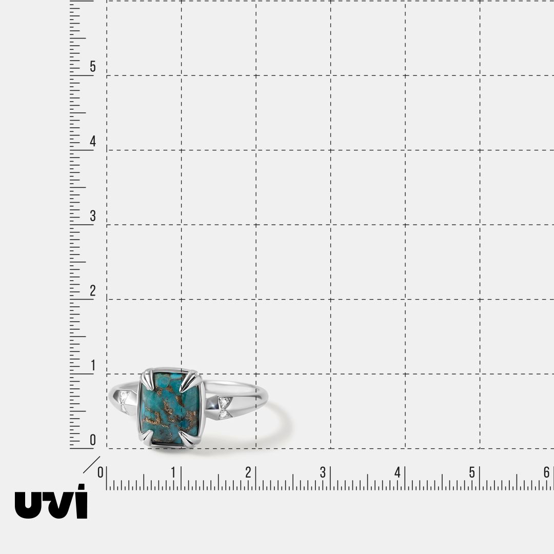 Серебряное кольцо с бирюзой