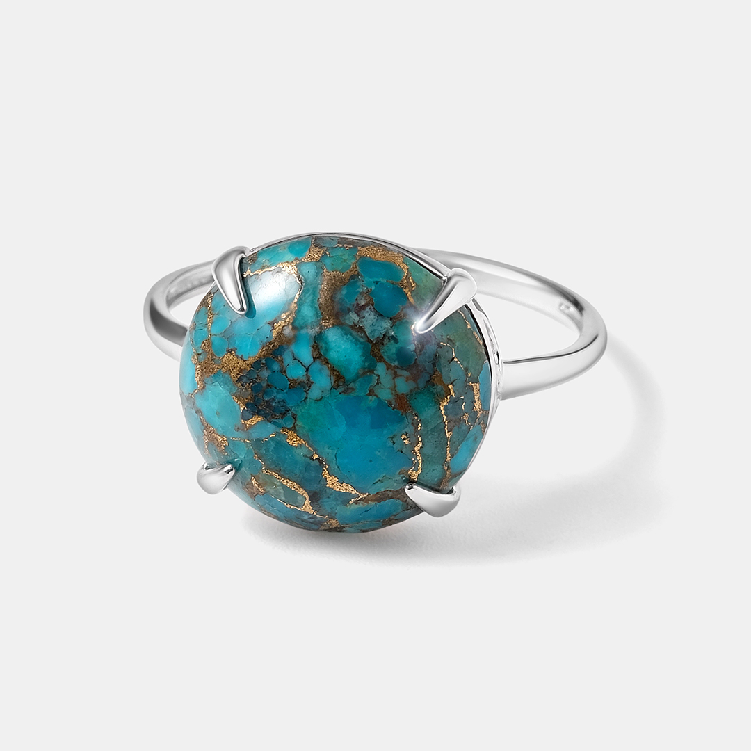 Серебряное кольцо с бирюзой