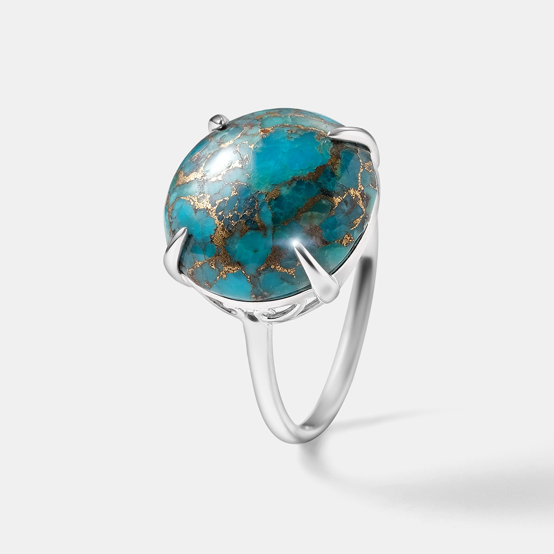 Серебряное кольцо с бирюзой