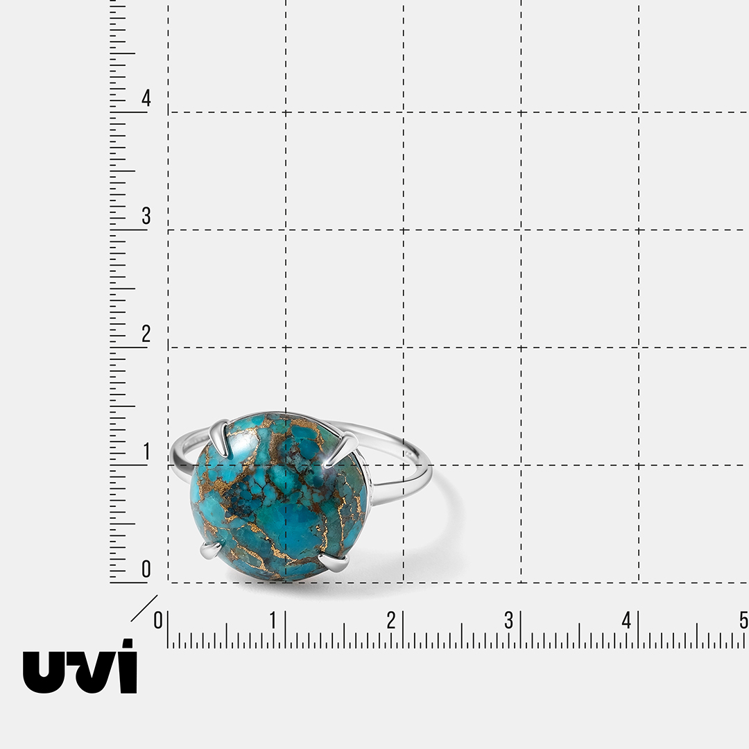 Серебряное кольцо с бирюзой
