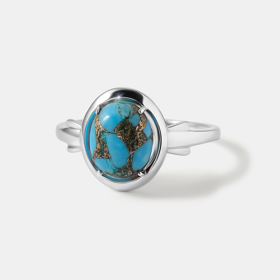 Серебряное кольцо с бирюзой