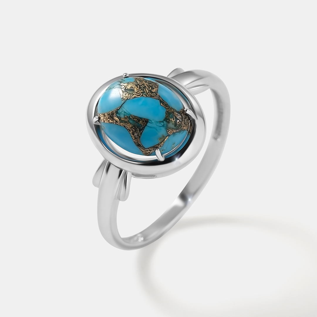 Серебряное кольцо с бирюзой