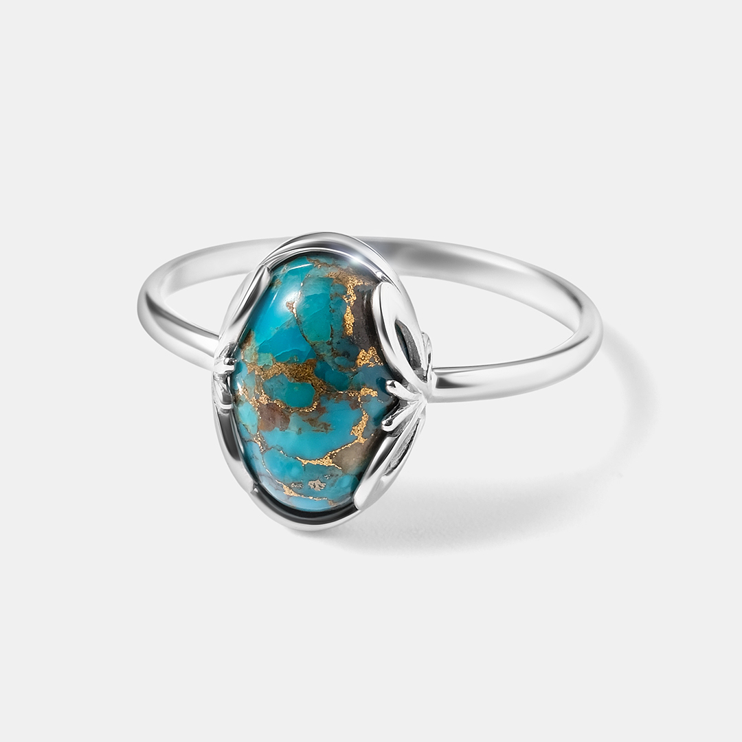 Серебряное кольцо с бирюзой