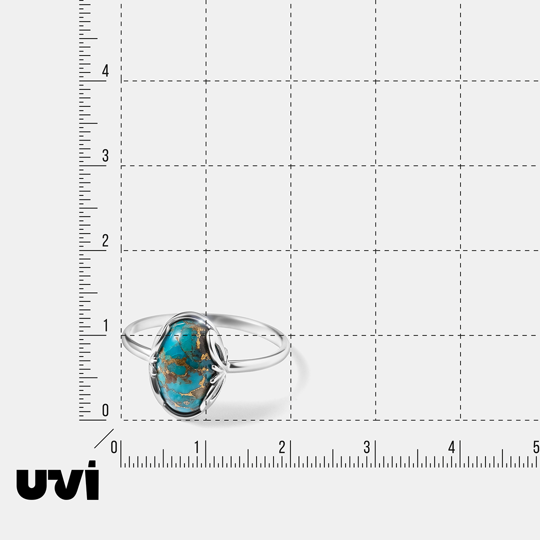 Серебряное кольцо с бирюзой