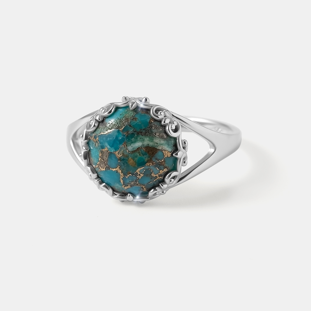 Серебряное кольцо с бирюзой