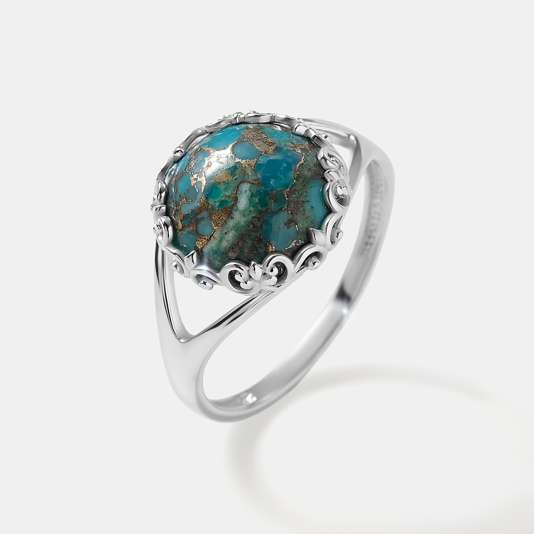 Серебряное кольцо с бирюзой