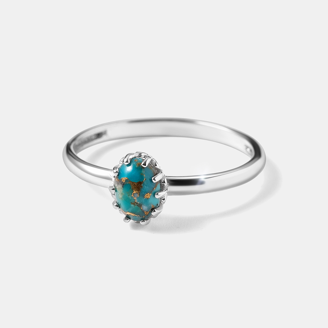 Серебряное кольцо с бирюзой