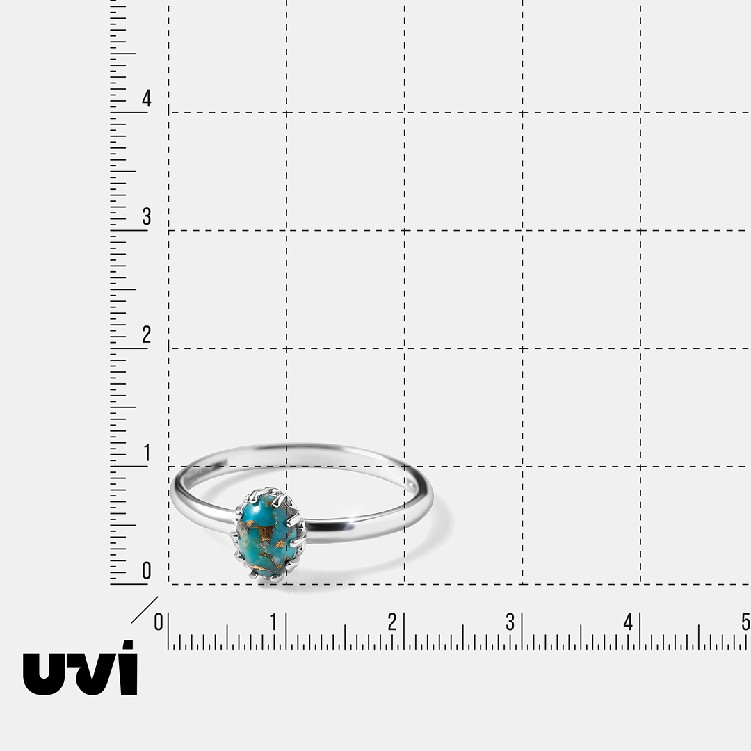 Серебряное кольцо с бирюзой