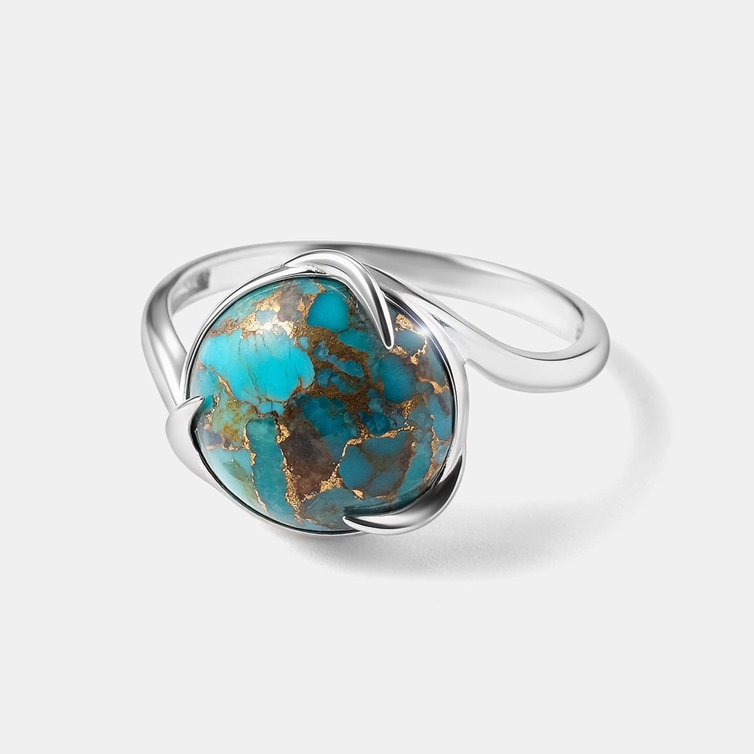 Серебряное кольцо с бирюзой