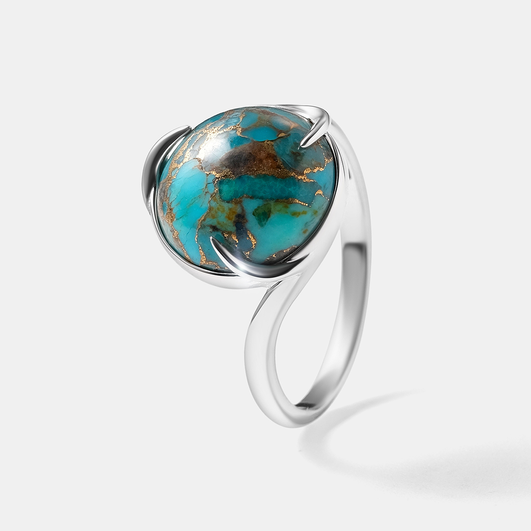 Серебряное кольцо с бирюзой