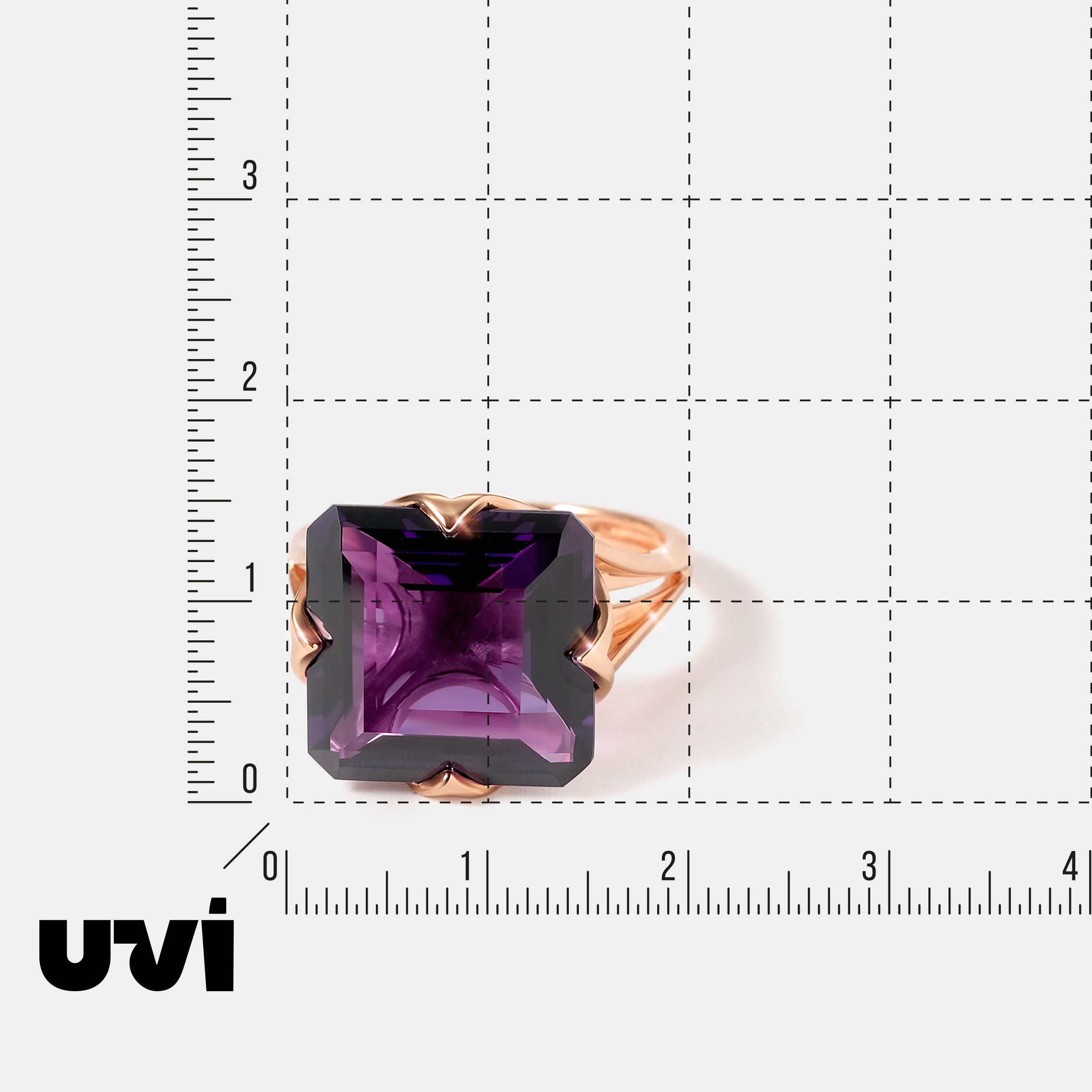 Серебряное кольцо с аметистом