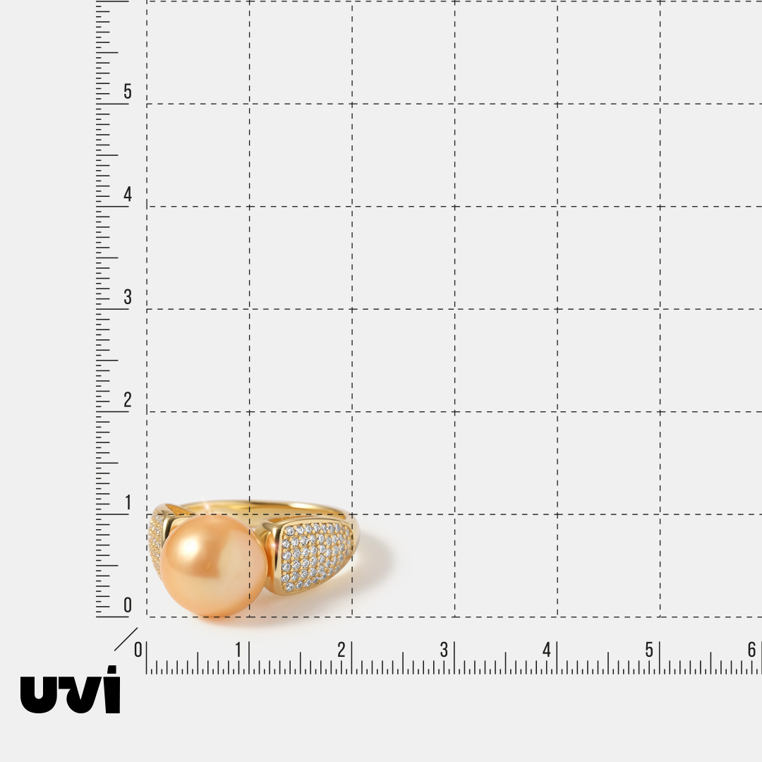 Серебряное кольцо с жемчугом Эдисон