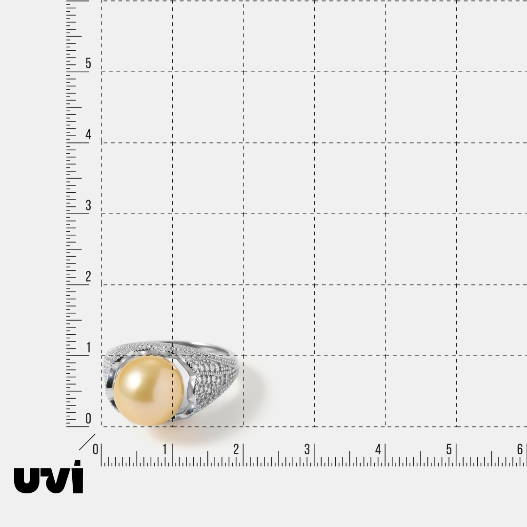 Серебряное кольцо с жемчугом Эдисон