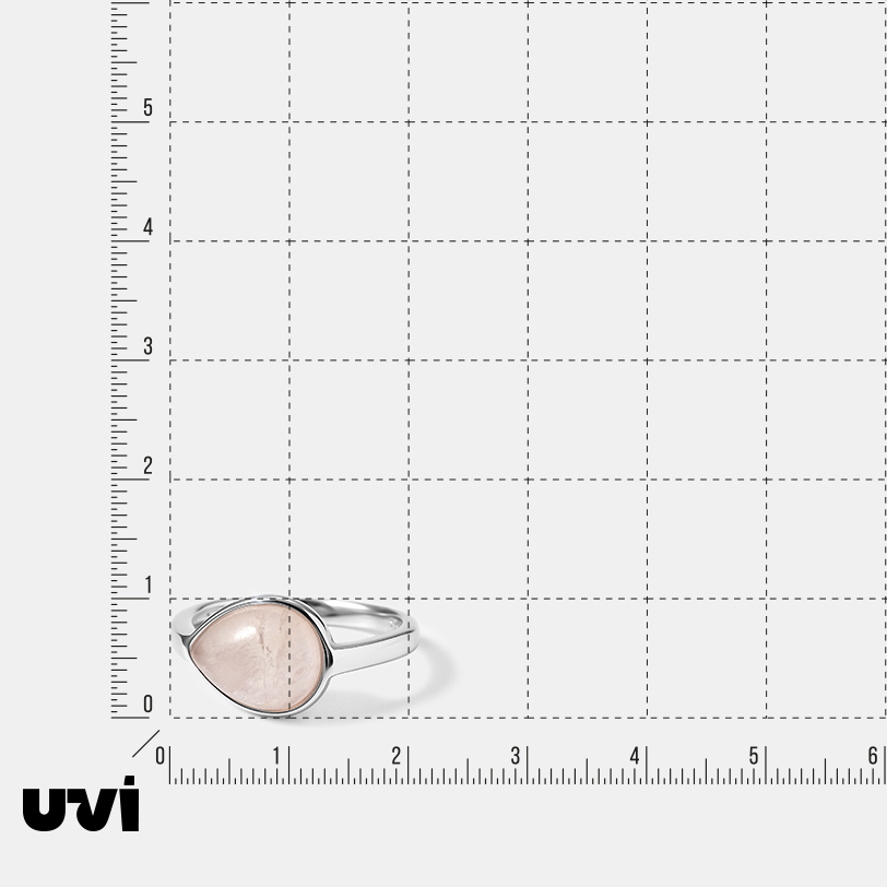 Серебряное кольцо с морганитом