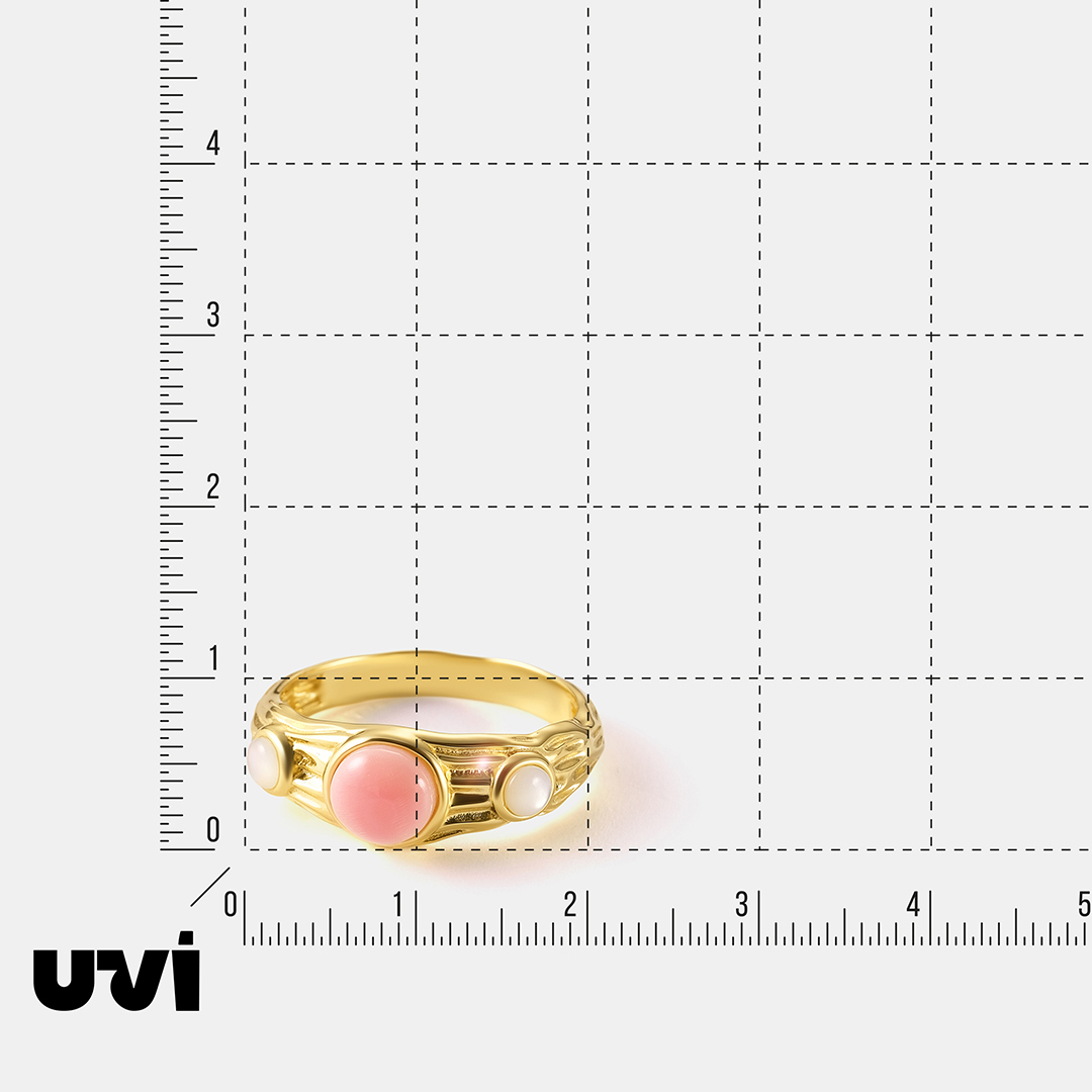 Серебряное кольцо с кораллом