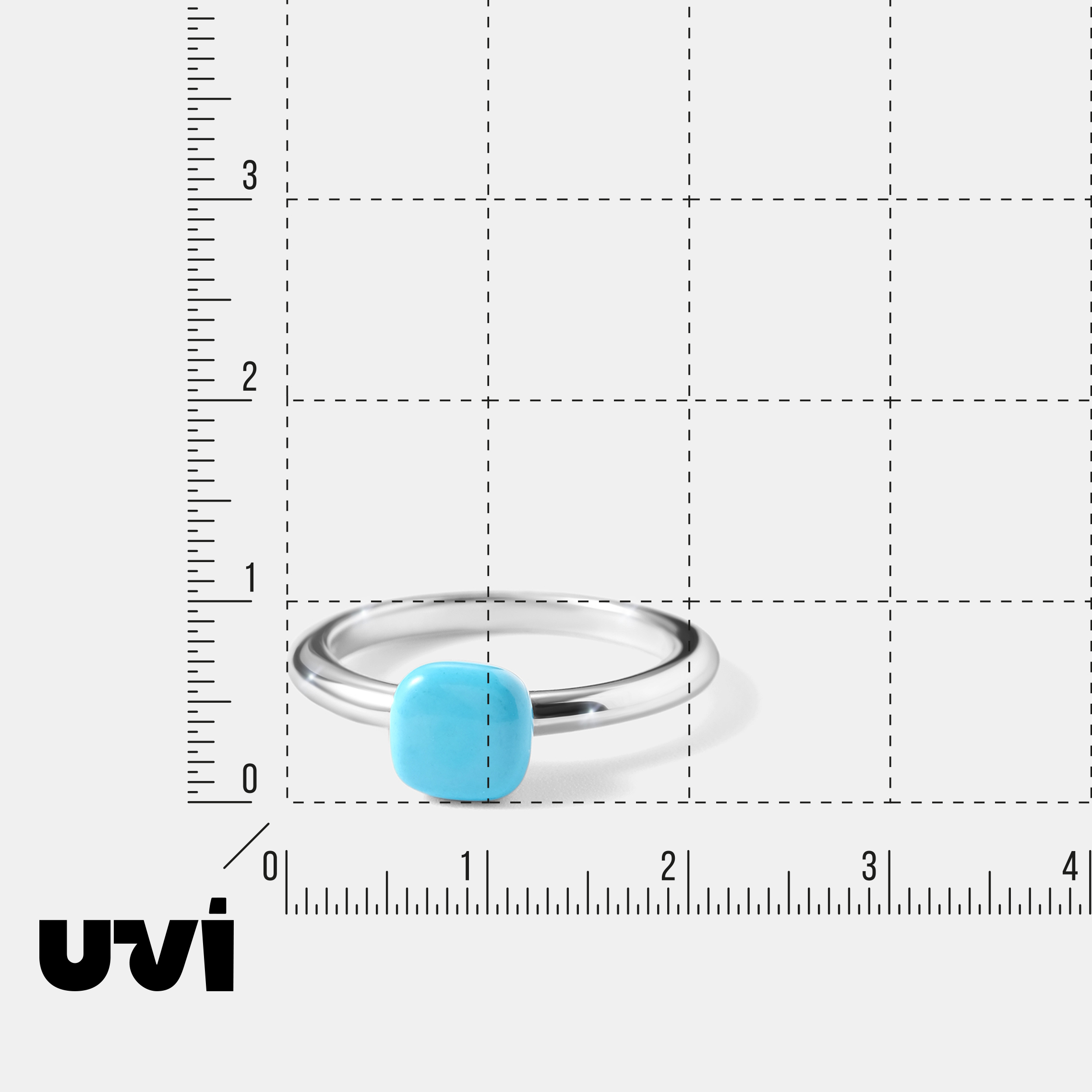 Серебряное кольцо с бирюзой