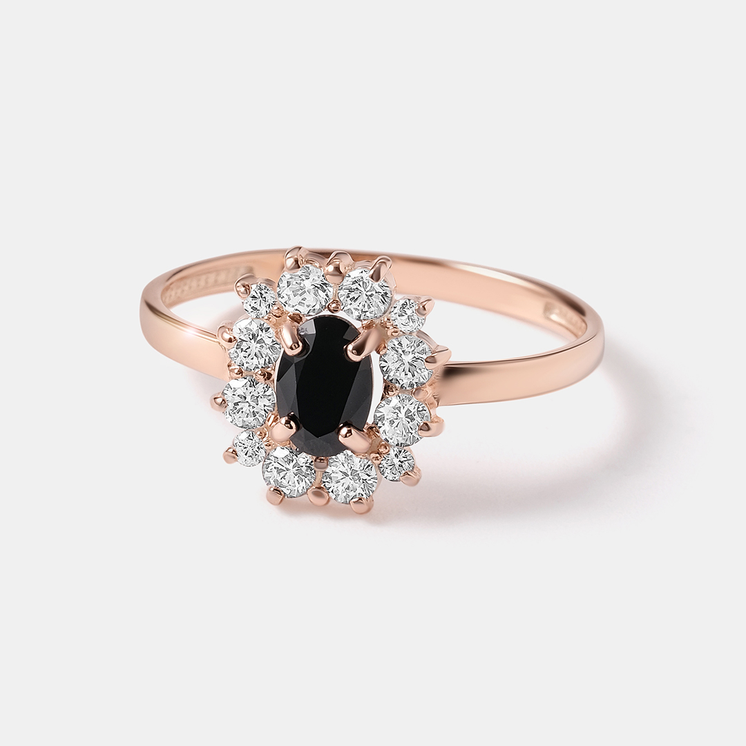 Серебряное кольцо со шпинелью