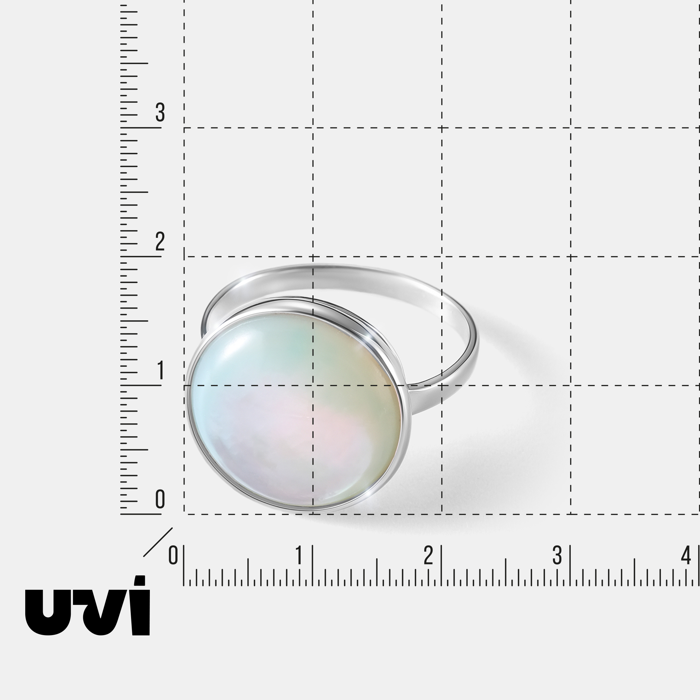 Серебряное кольцо с перламутром