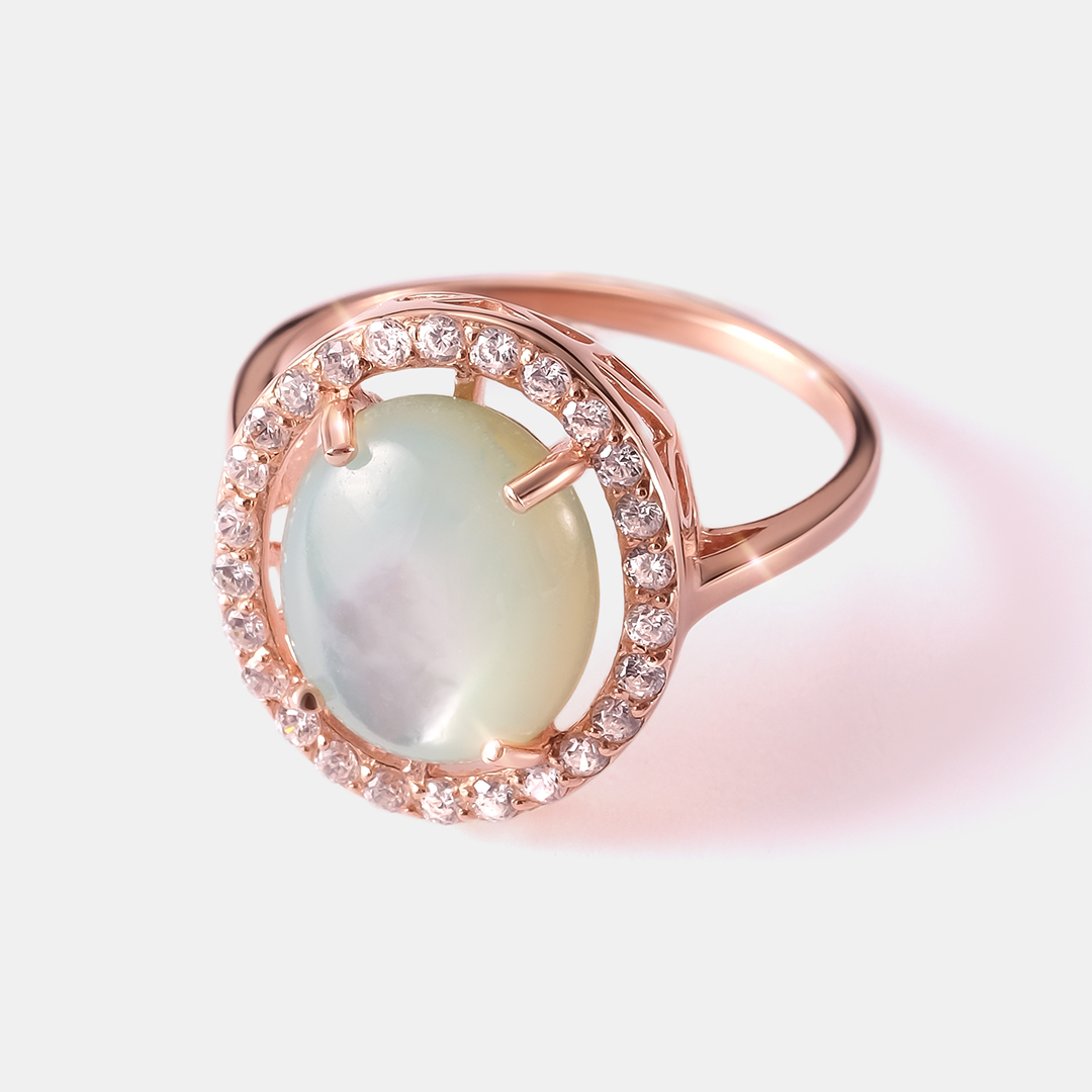 Серебряное кольцо с перламутром