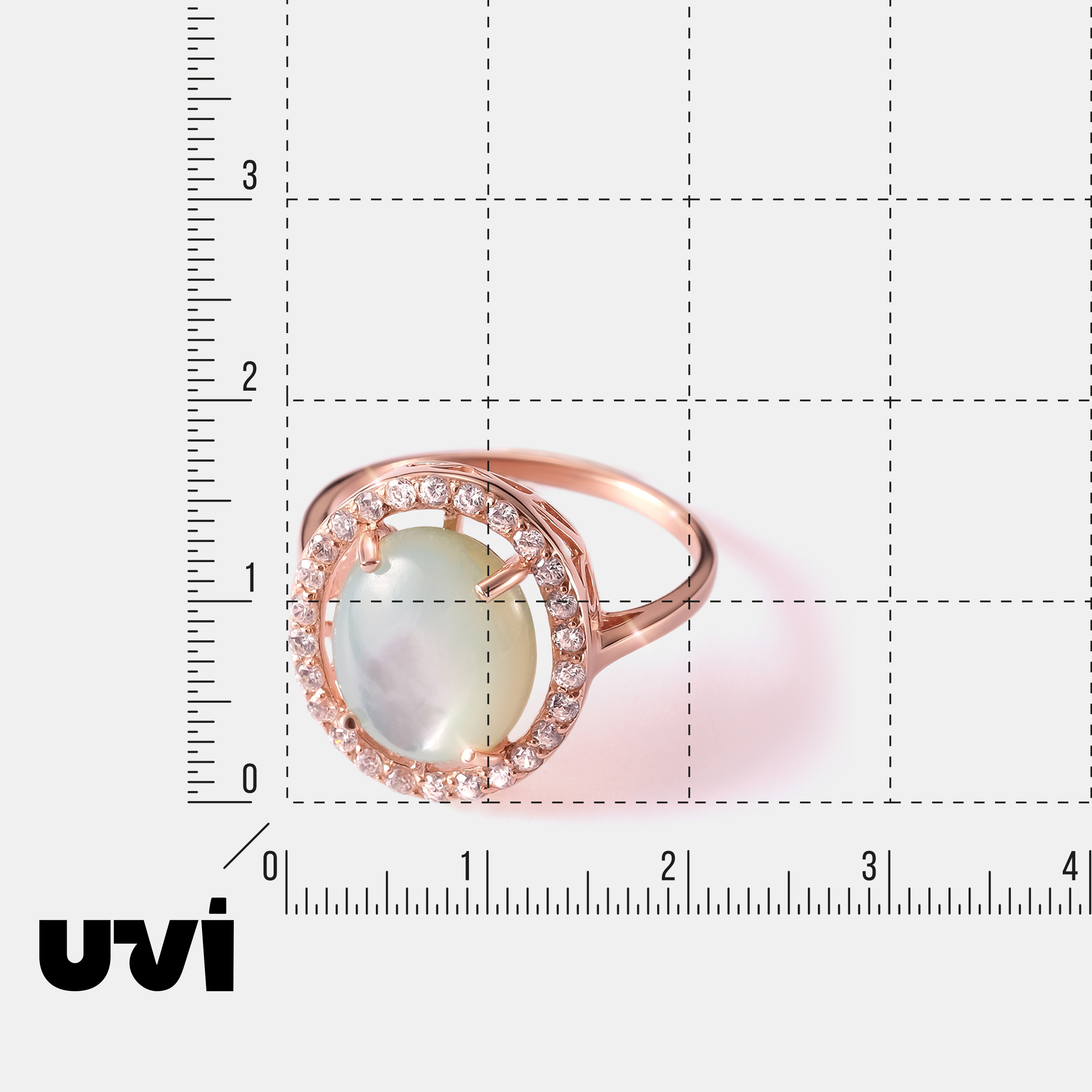 Серебряное кольцо с перламутром