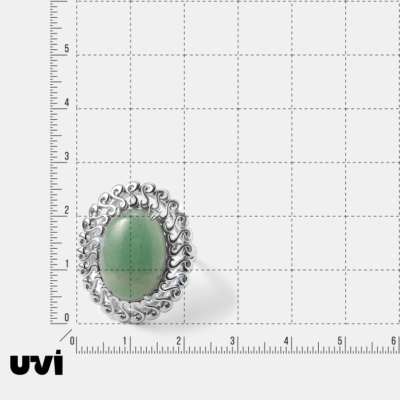 Серебряное кольцо с авантюрином