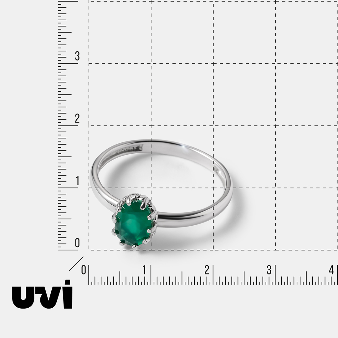 Серебряное кольцо с агатом
