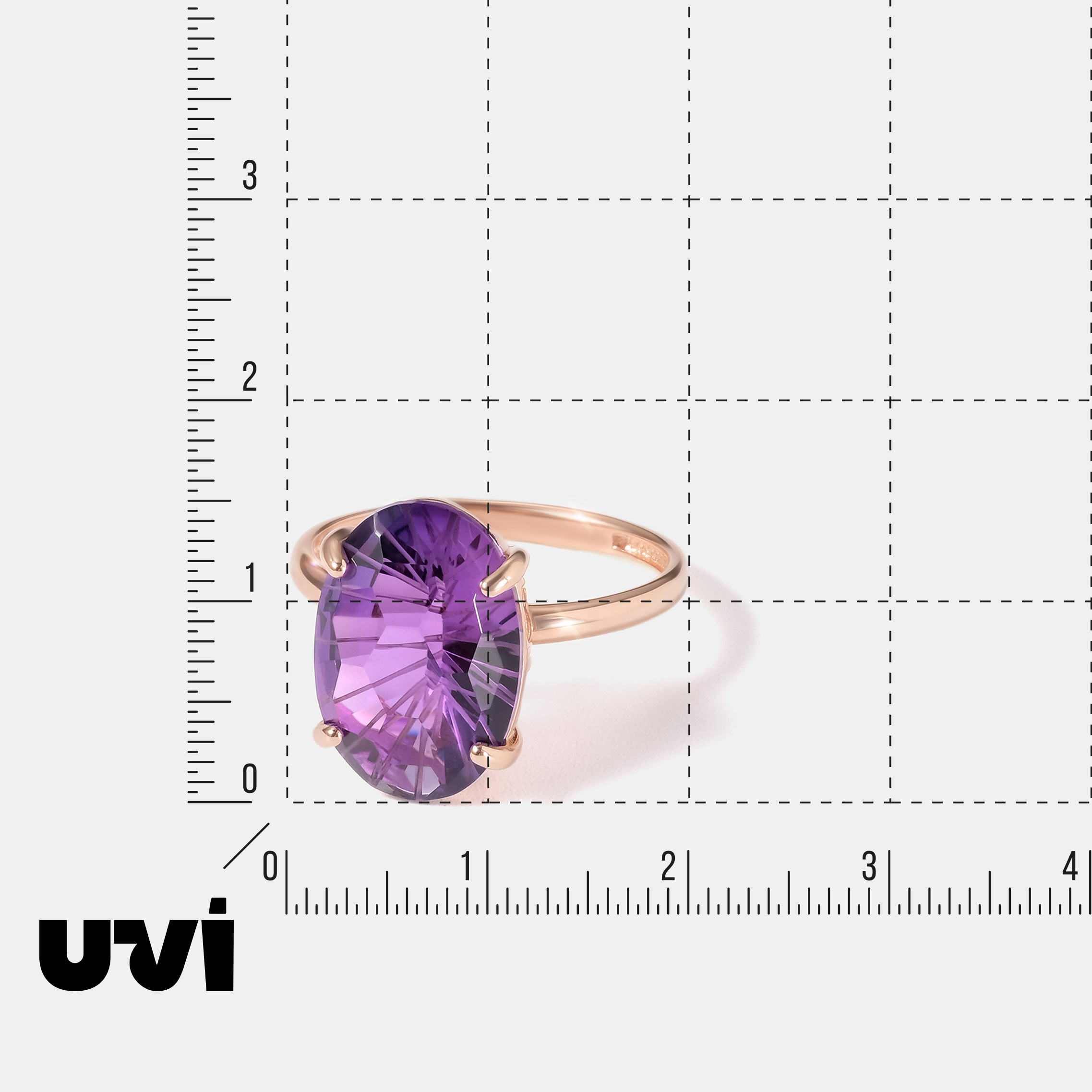 Серебряное кольцо с аметистом