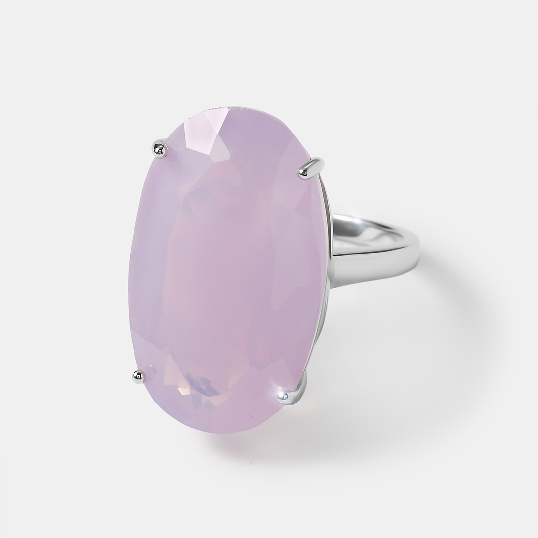 Серебряное кольцо с кварцем
