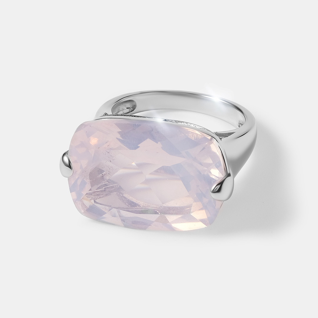Серебряное кольцо с кварцем