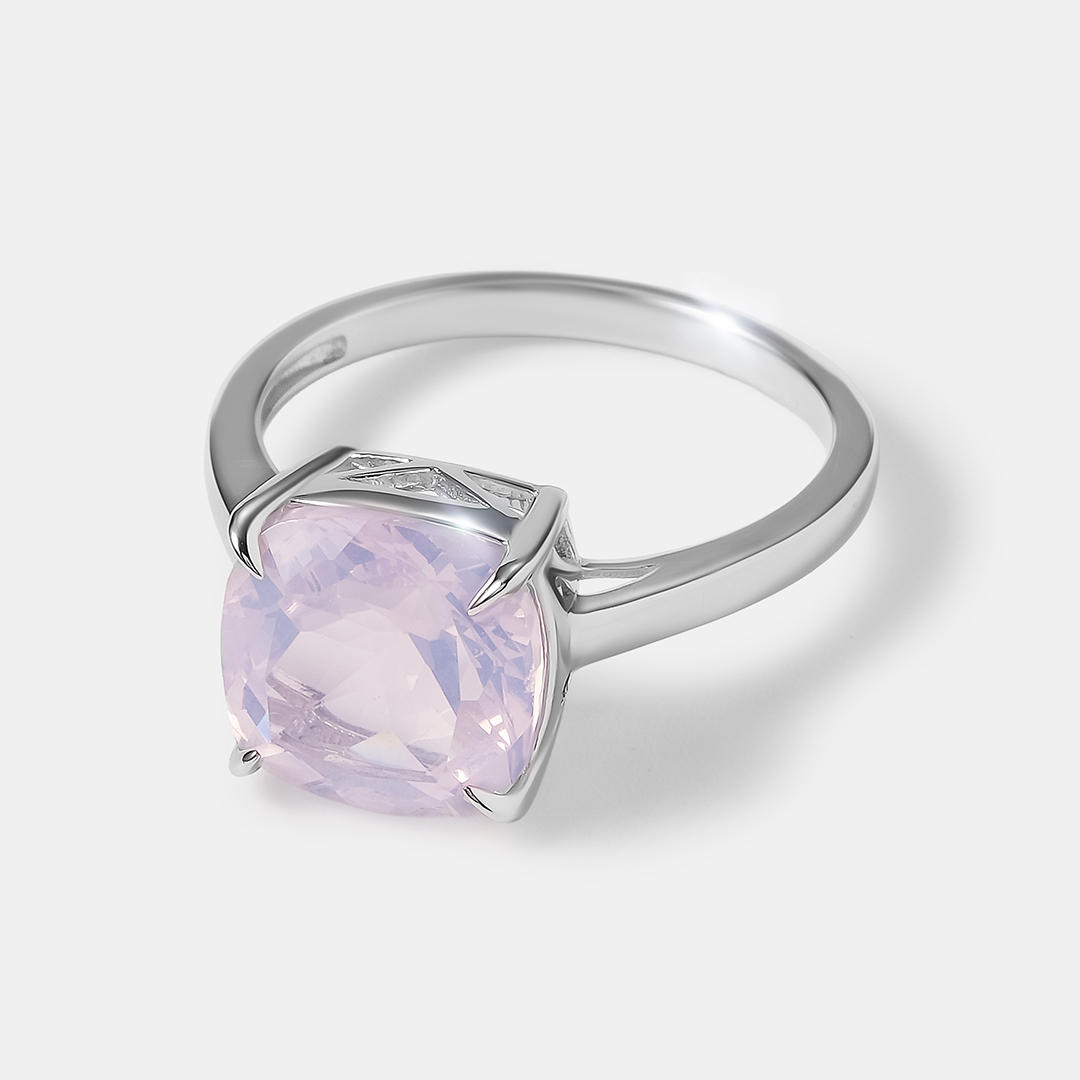 Серебряное кольцо с кварцем