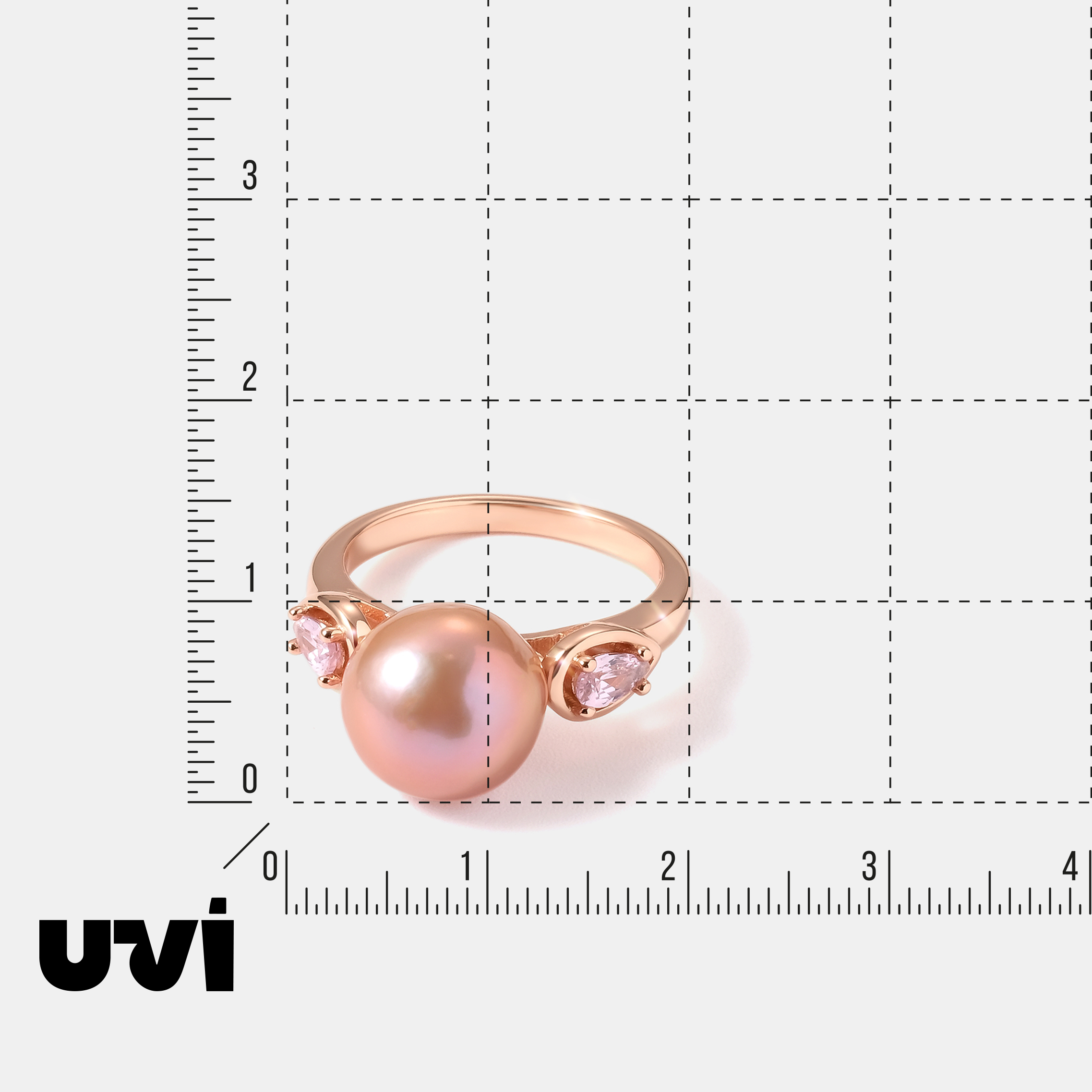 Серебряное кольцо с жемчугом Эдисон