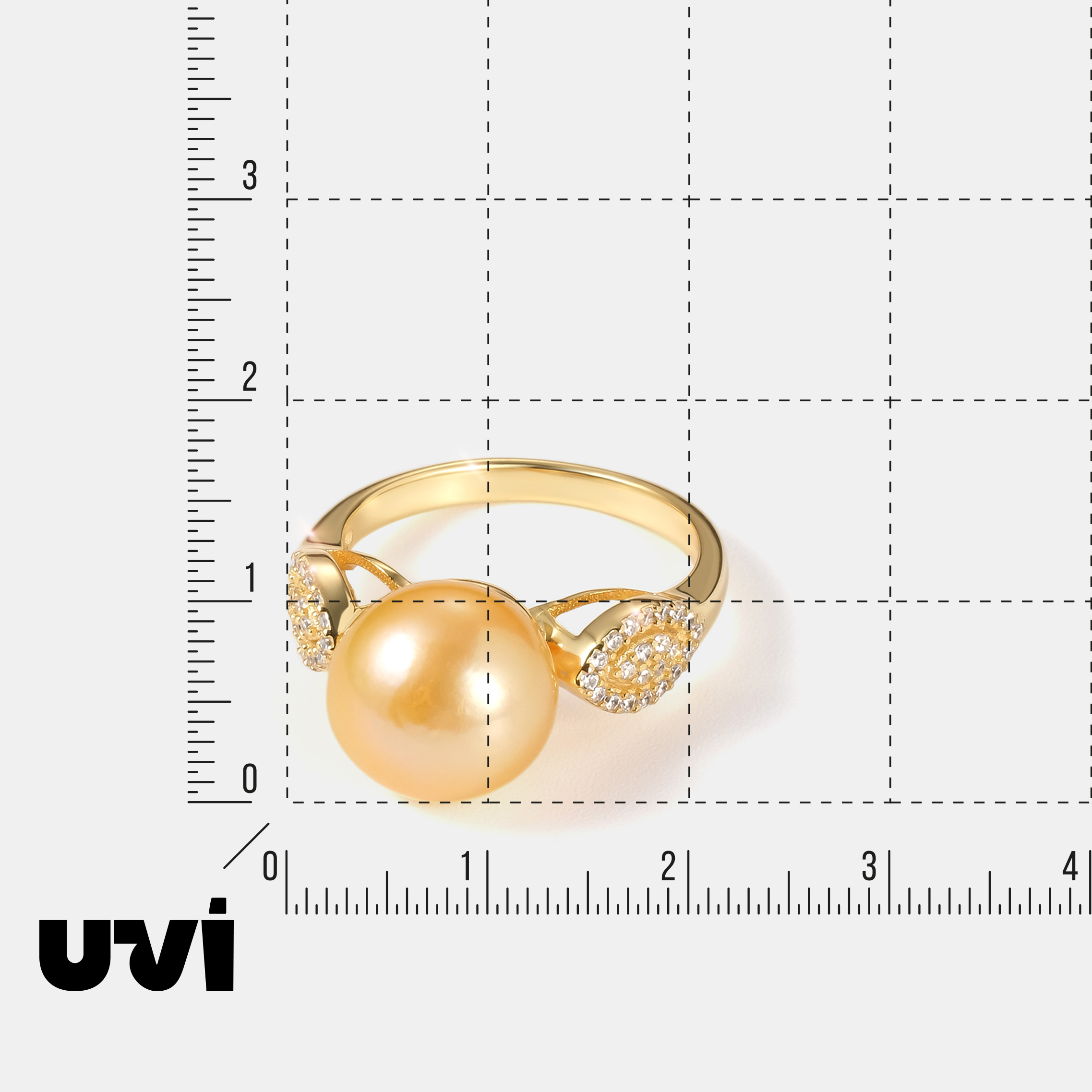 Серебряное кольцо с жемчугом Эдисон