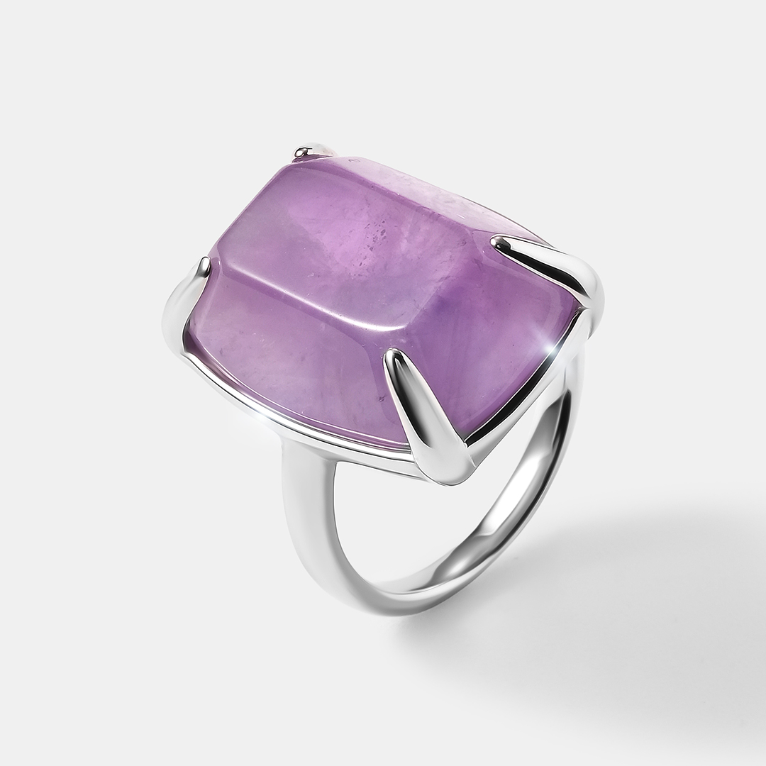 Серебряное кольцо с аметистом