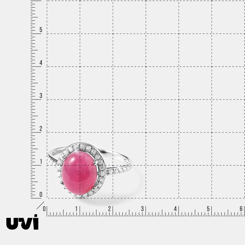 Серебряное кольцо с малиновым жадеитом