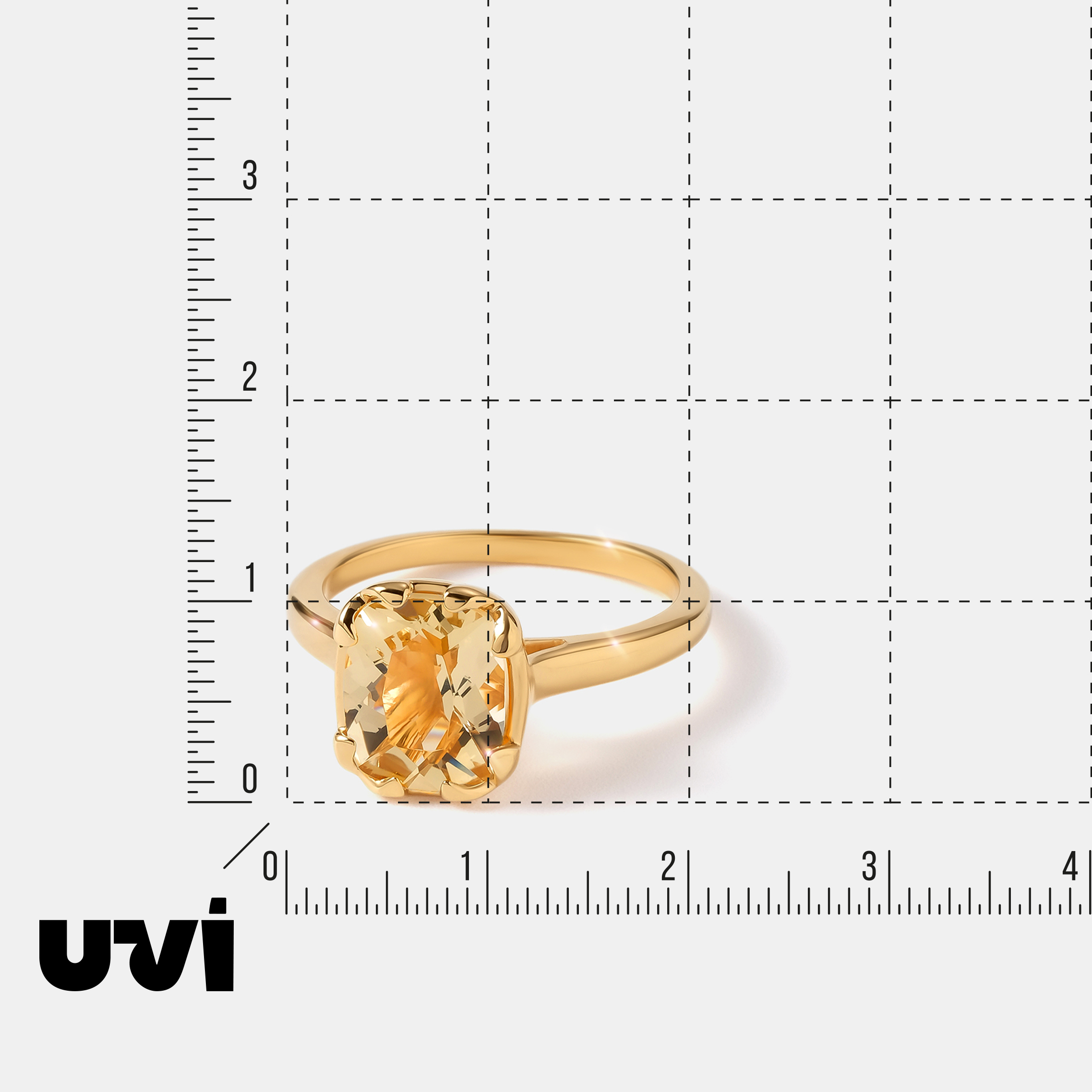 Серебряное кольцо с гелиодором