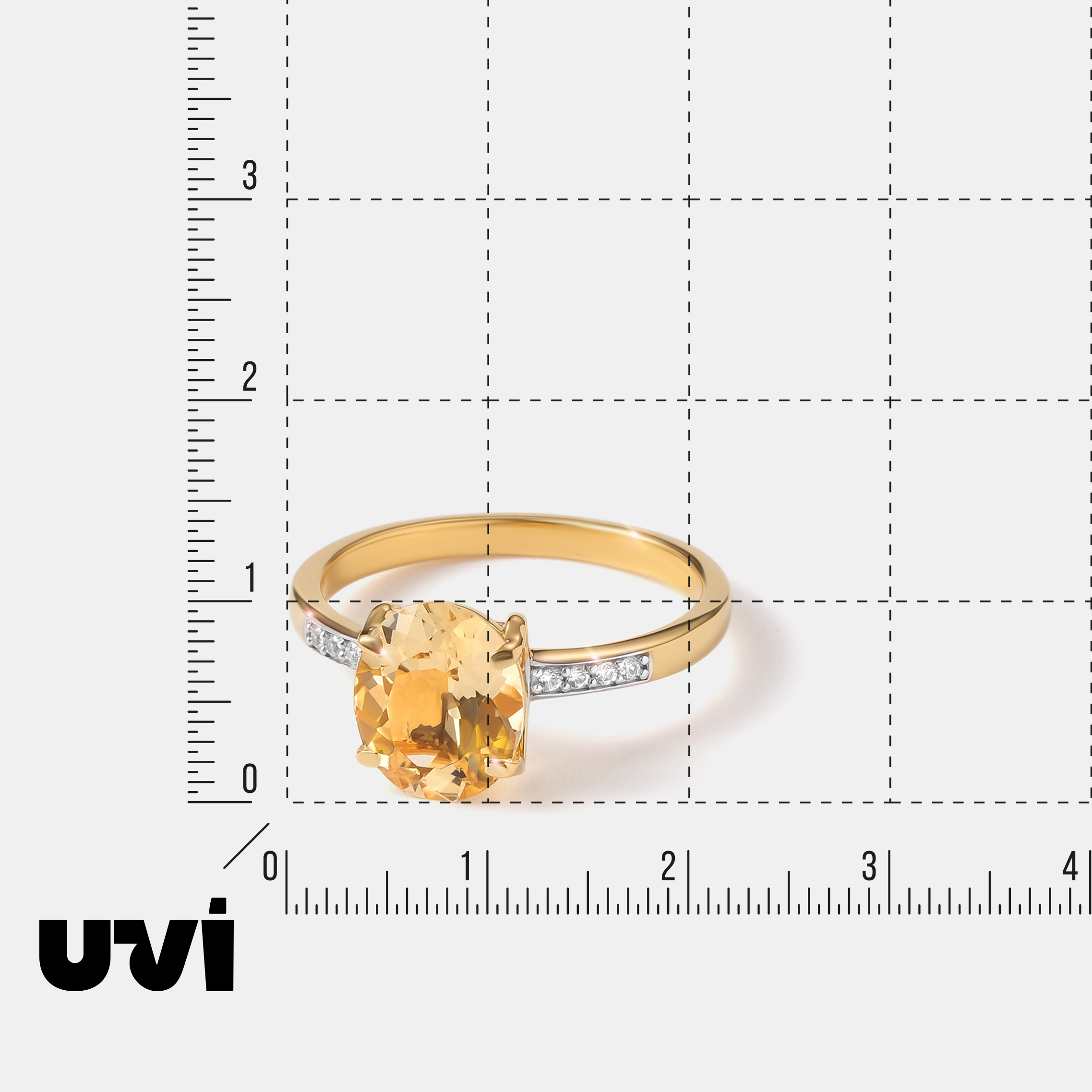 Серебряное кольцо с гелиодором