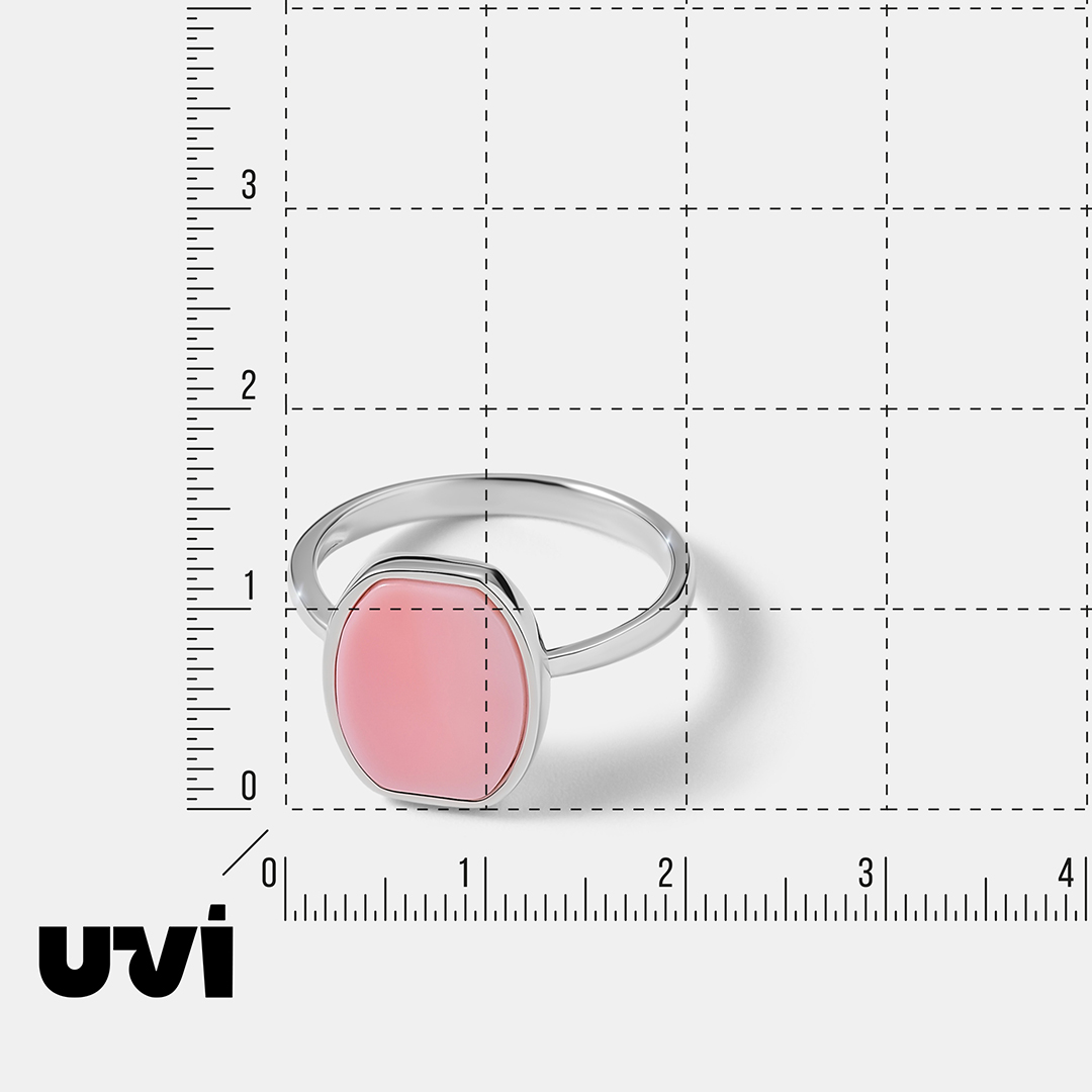Серебряное кольцо с кораллом