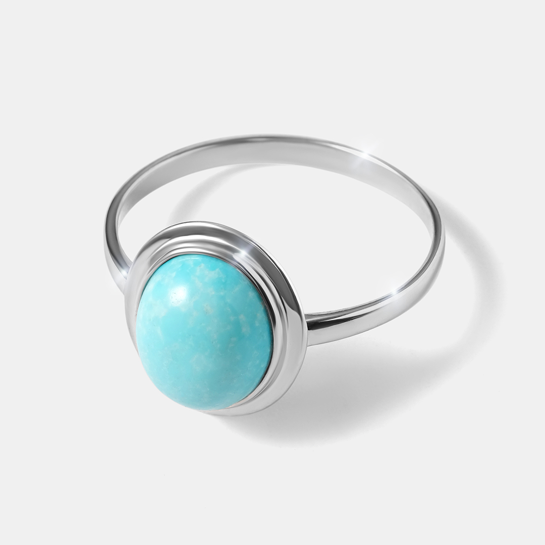 Серебряное кольцо с бирюзой