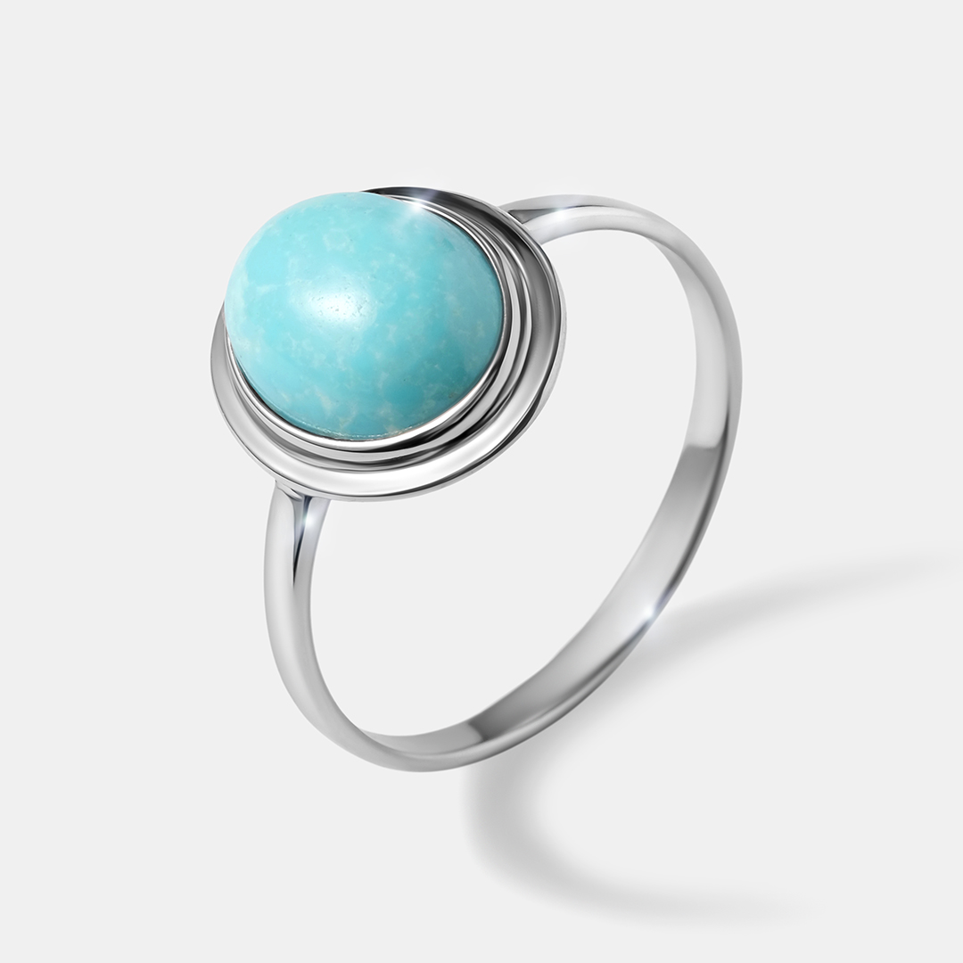 Серебряное кольцо с бирюзой