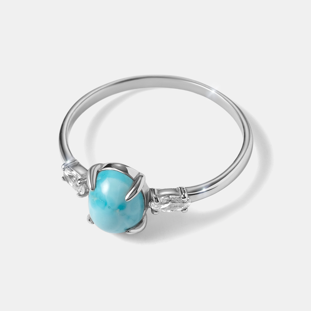Серебряное кольцо с бирюзой